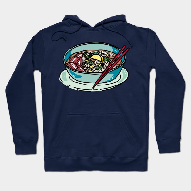 Pho - Vietnamese noodle soup Hoodie by papillon